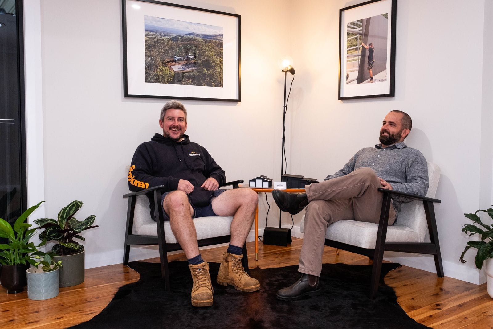 Stockman Sheds founders Ryan Ollis and David Jonsson