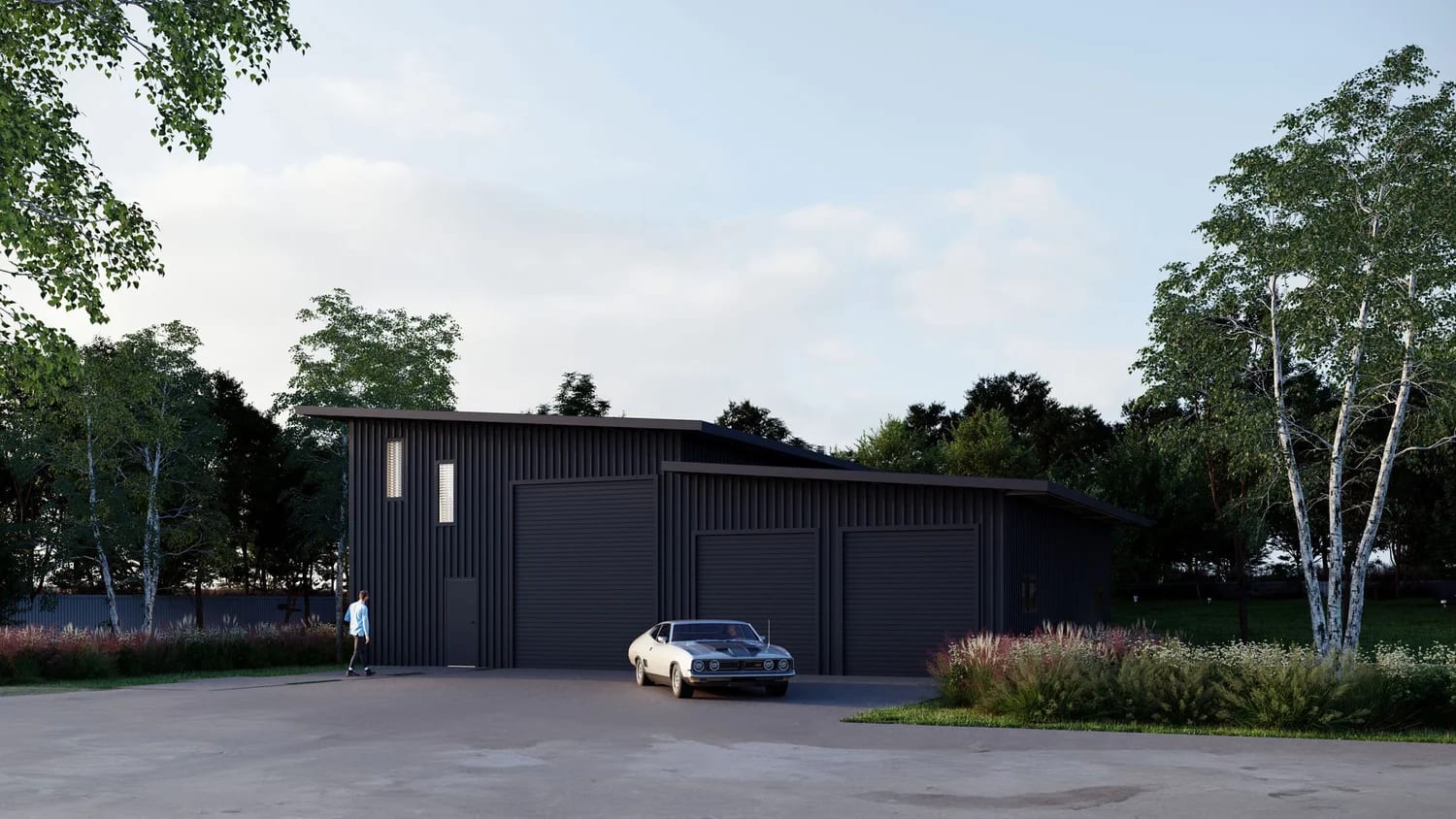 Designing a caravan shed