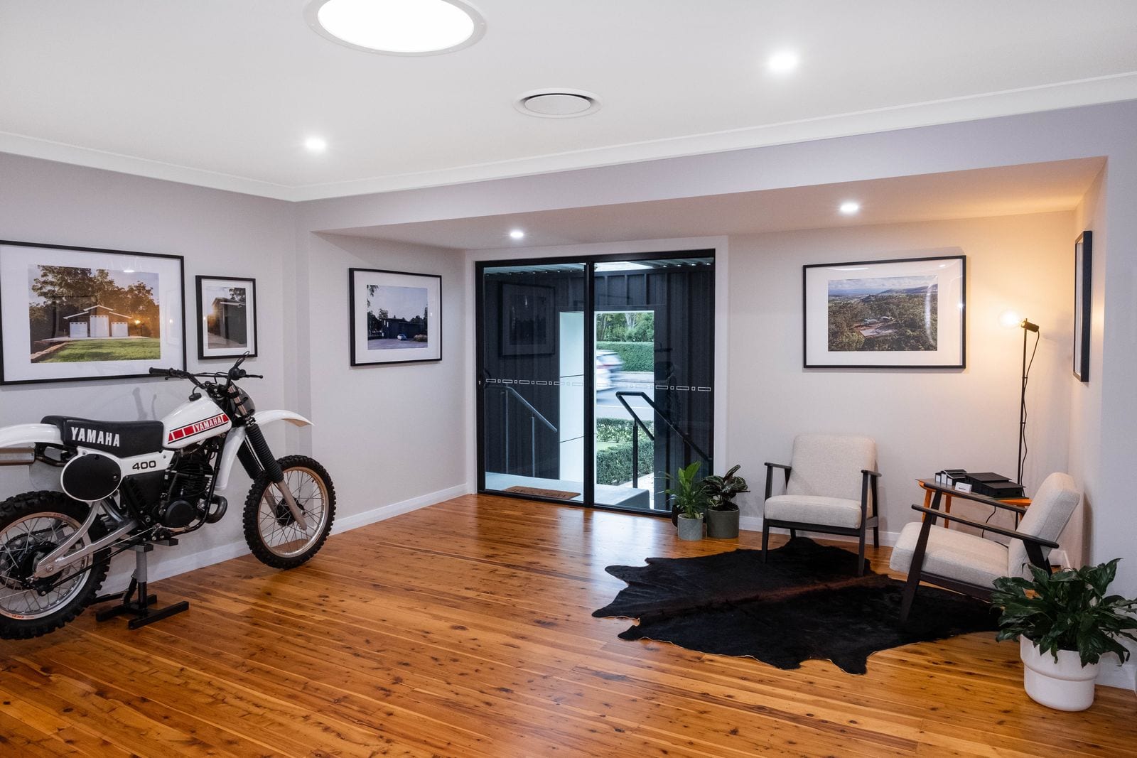 Inside the Stockman Sheds showroom with COLORBOND colour displays