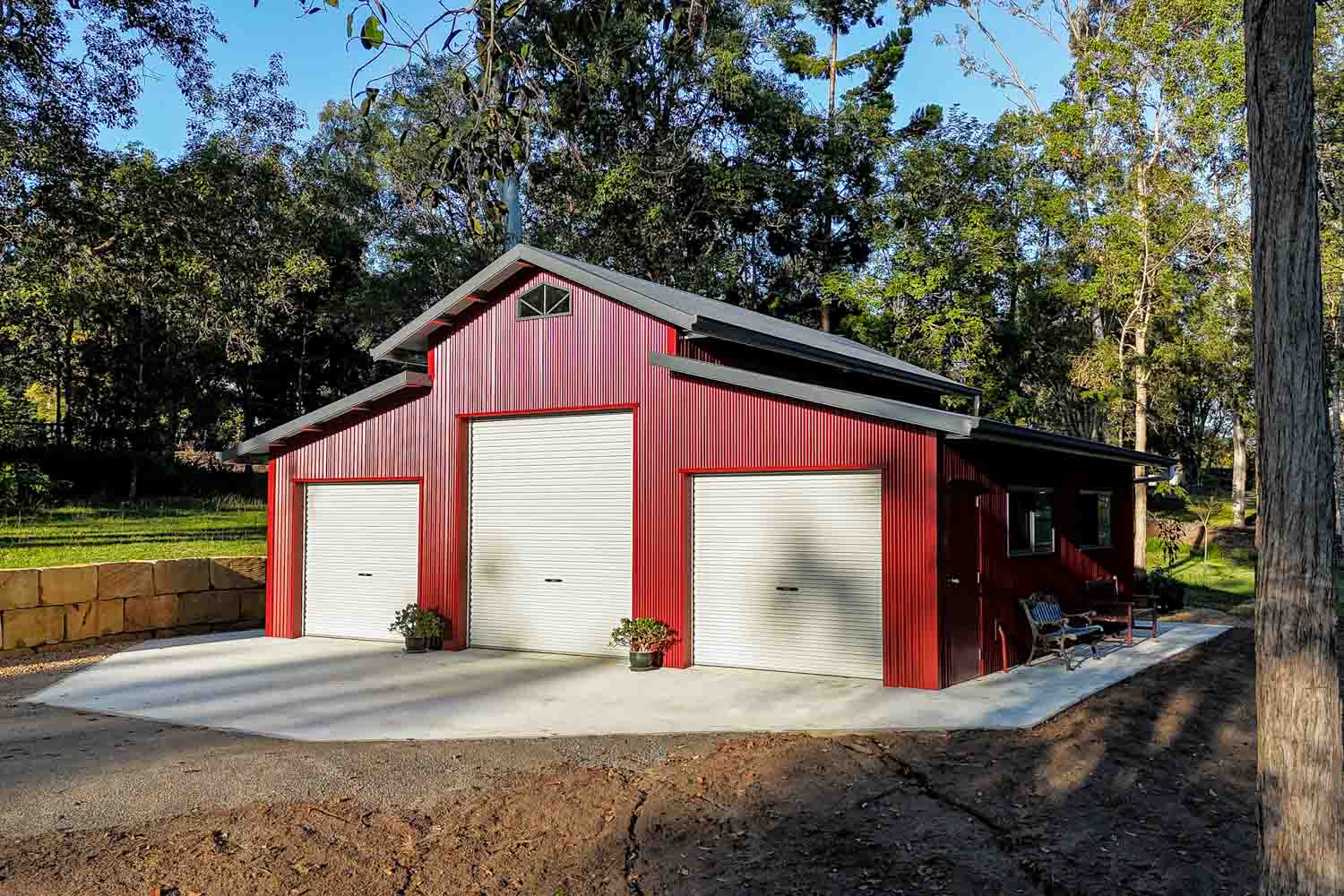 American Barn Shed in the Samford Valley