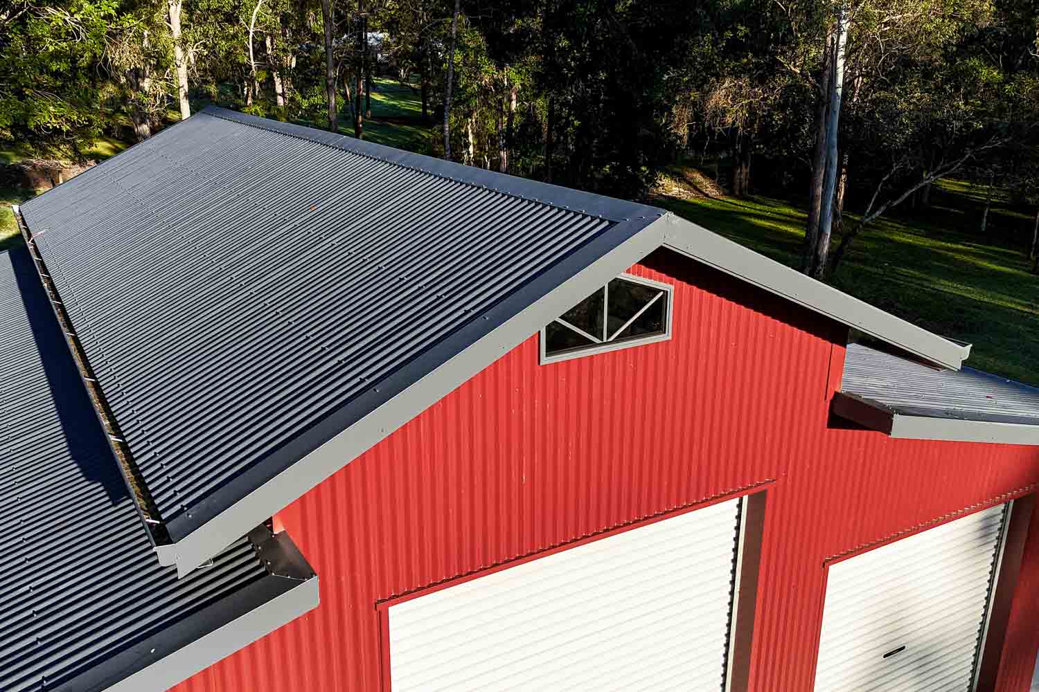 gable roof on American Barn
