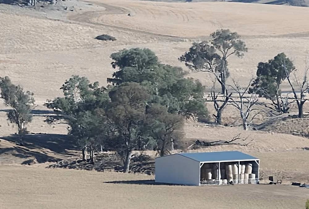 Queensland steel farm shed