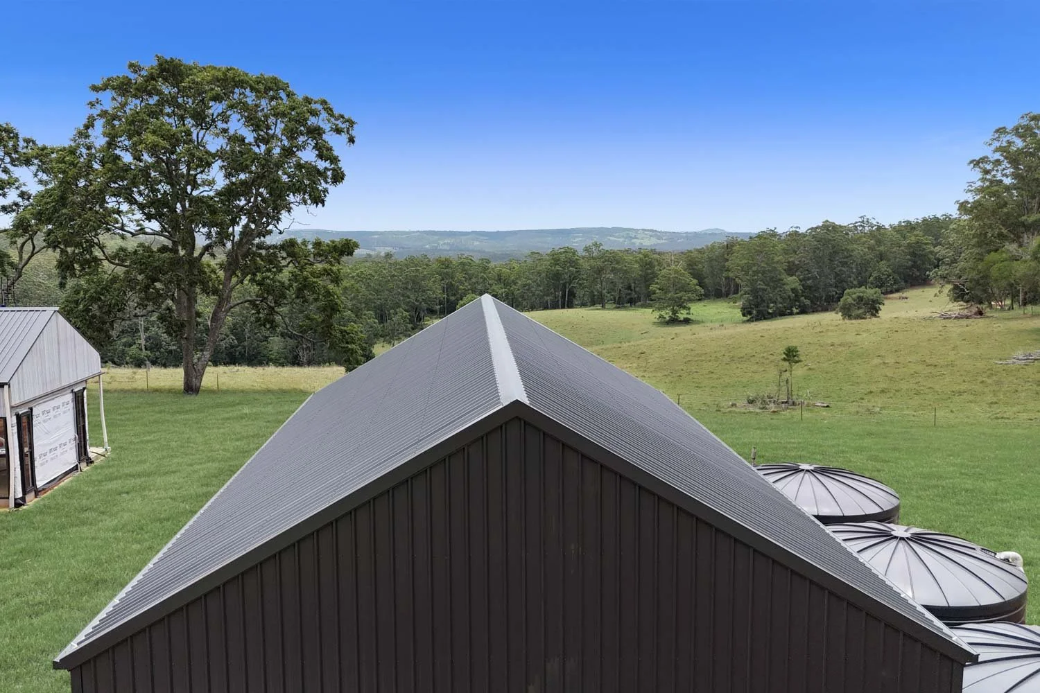 acreage shed with gable roof
