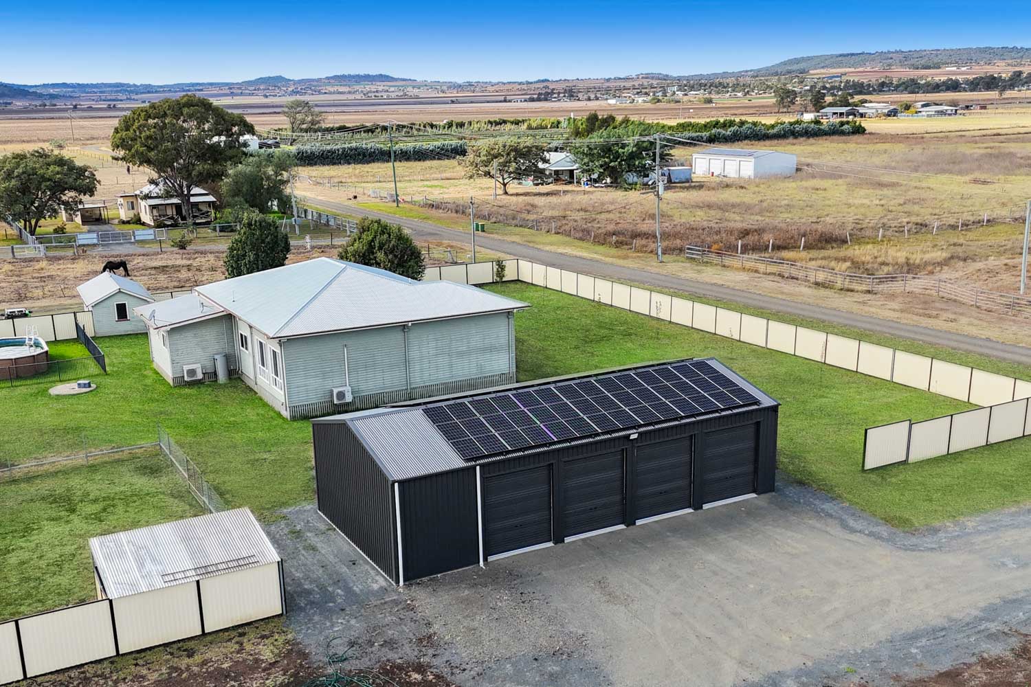 Big Cambooya Shed Cambooya agricultural shed features