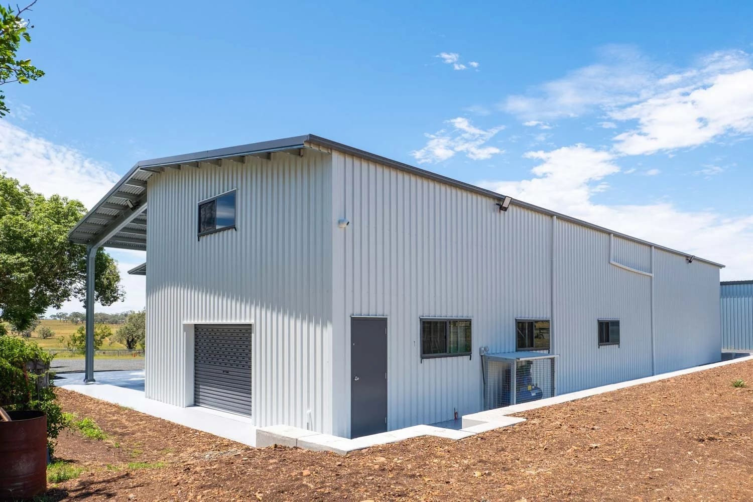 Three Personal Access Doors — A Fully-Custom Toowoomba Farm Shed