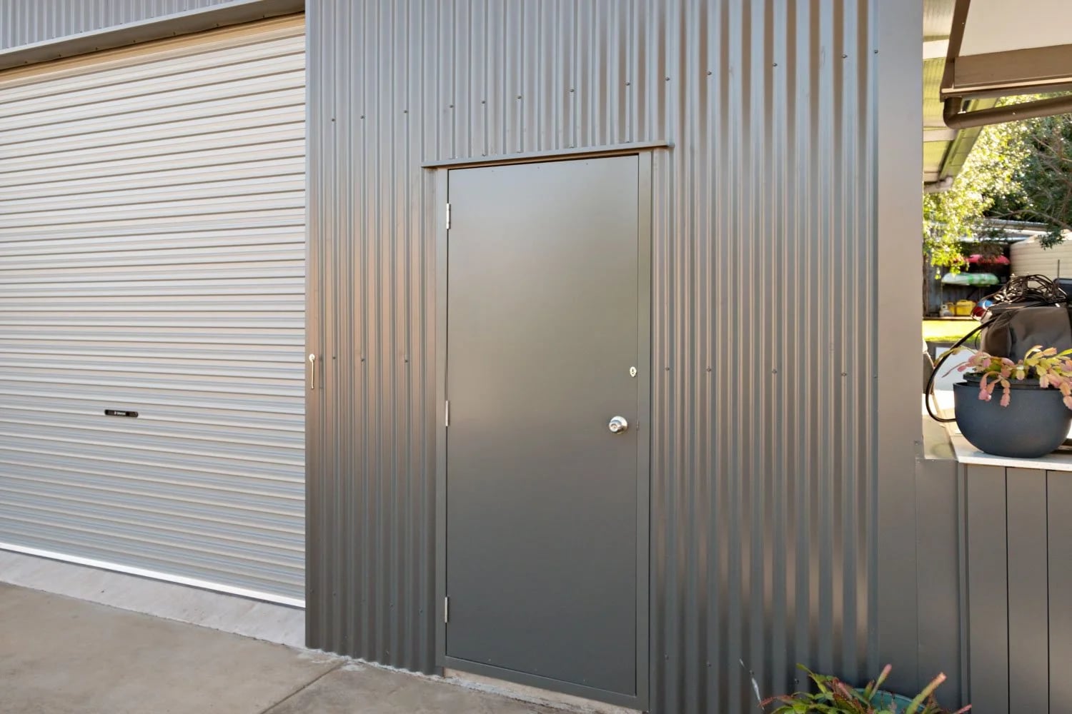 Personal Access Door — A Happy Toowoomba Shed Owner