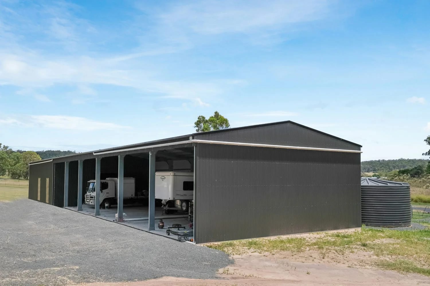 Farm Shed Features — A Large Goombungee Farm Shed