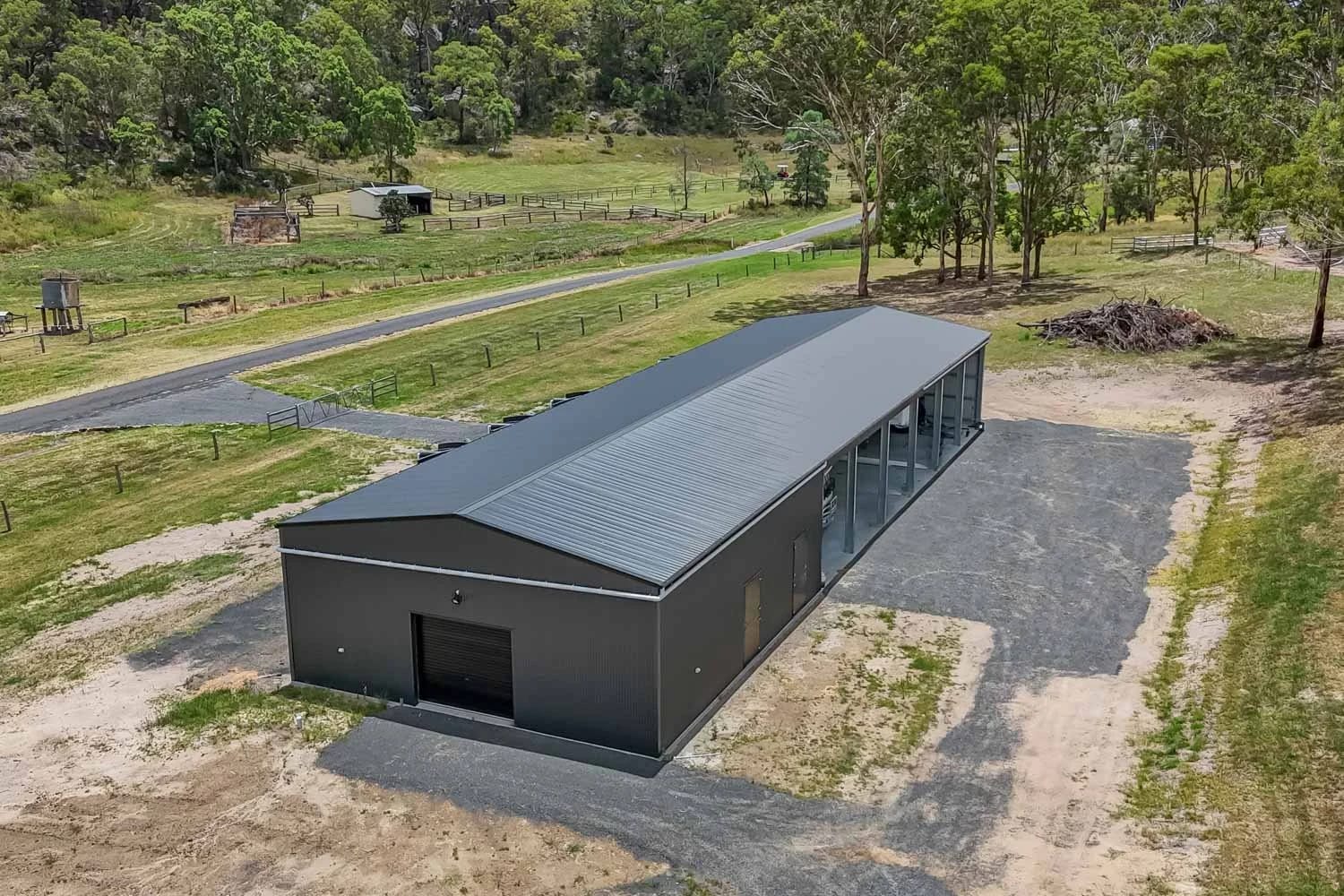 Water Tanks — A Large Goombungee Farm Shed