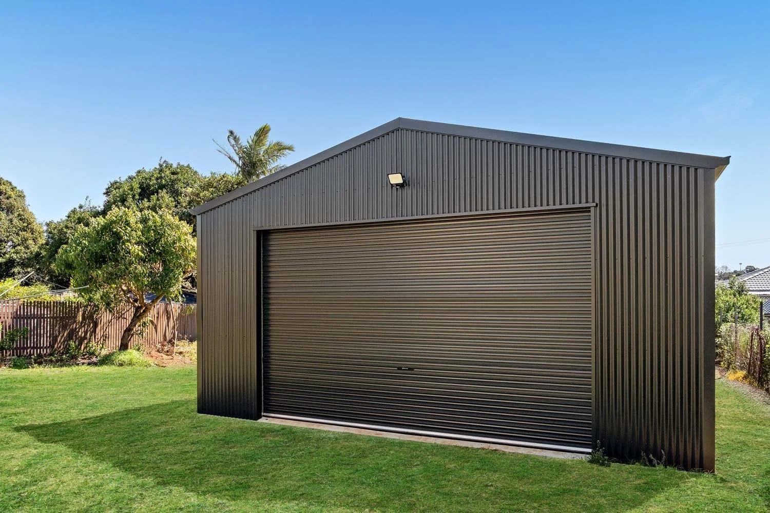 BlueScope Steel Frame — A Newtown Steel Garage Shed