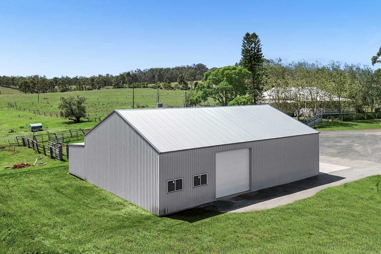 BlueScope Steel Frame — A Serious Farm Shed in Geham