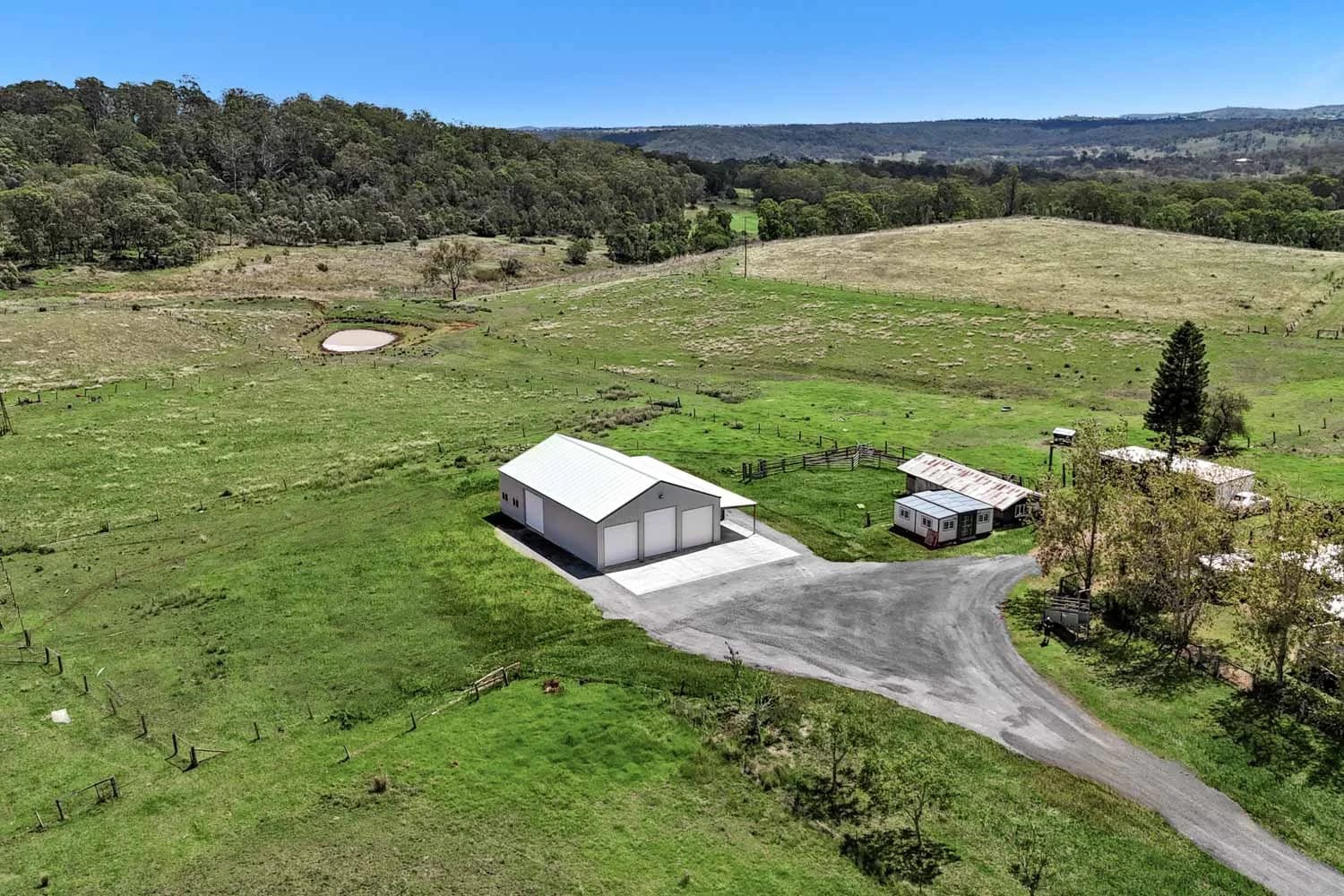 Zincalume® Roof — A Serious Farm Shed in Geham