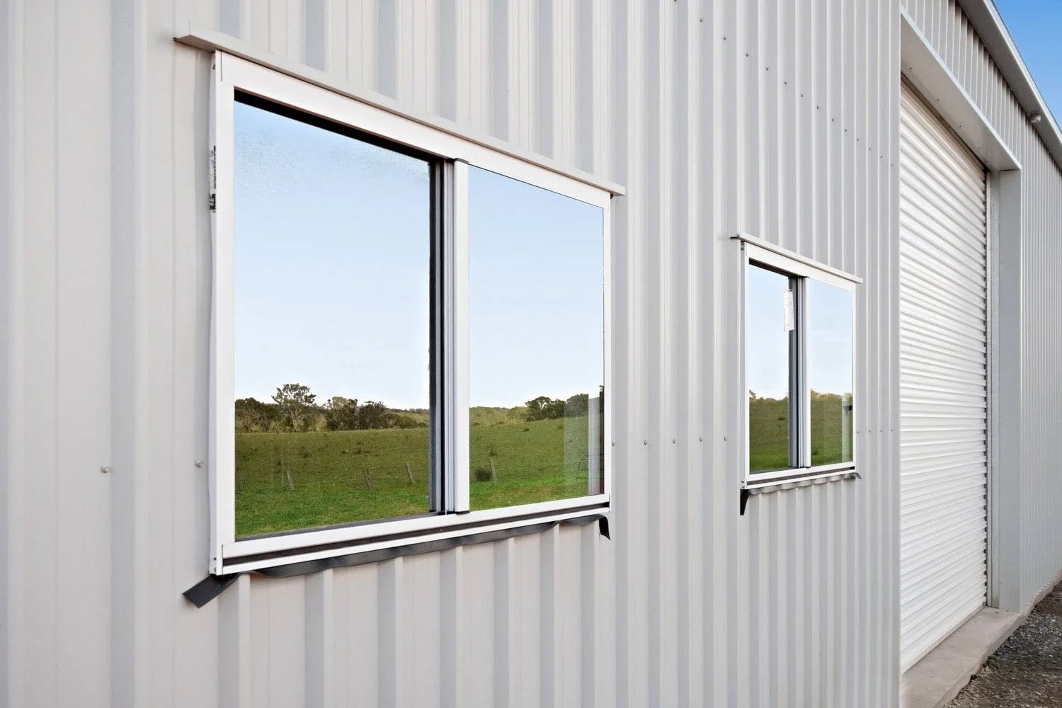 Bradnams Sliding Windows — A Serious Farm Shed in Geham