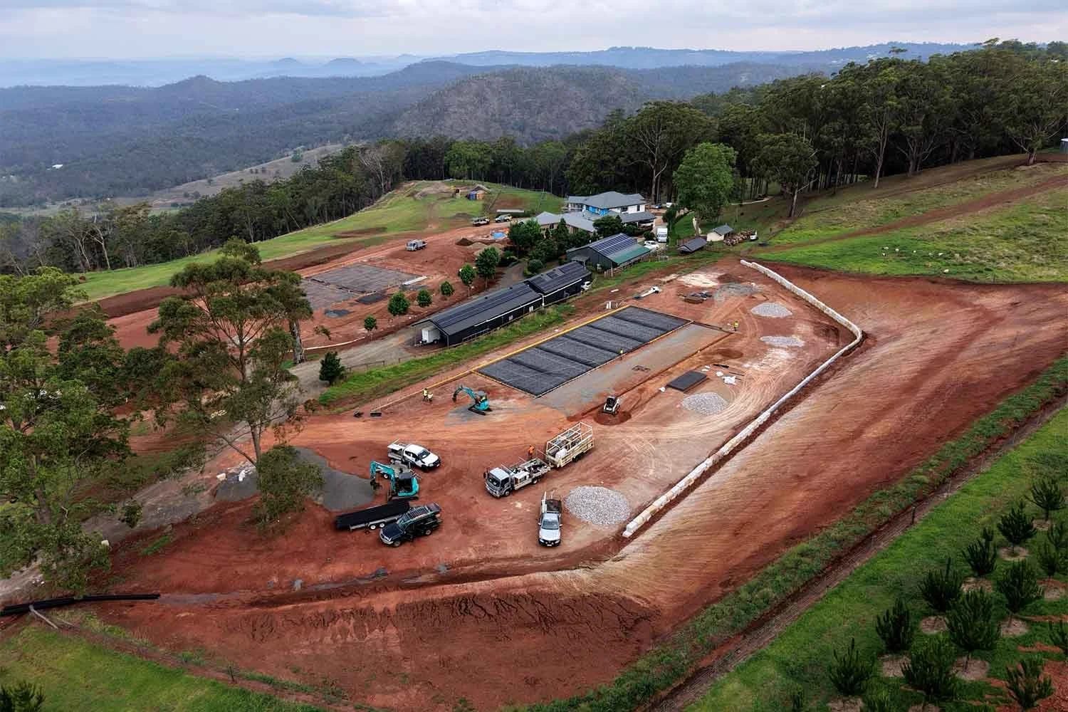 A Site Made for a Big Rural Shed — Big Sheds Need a Big Concrete Slab
