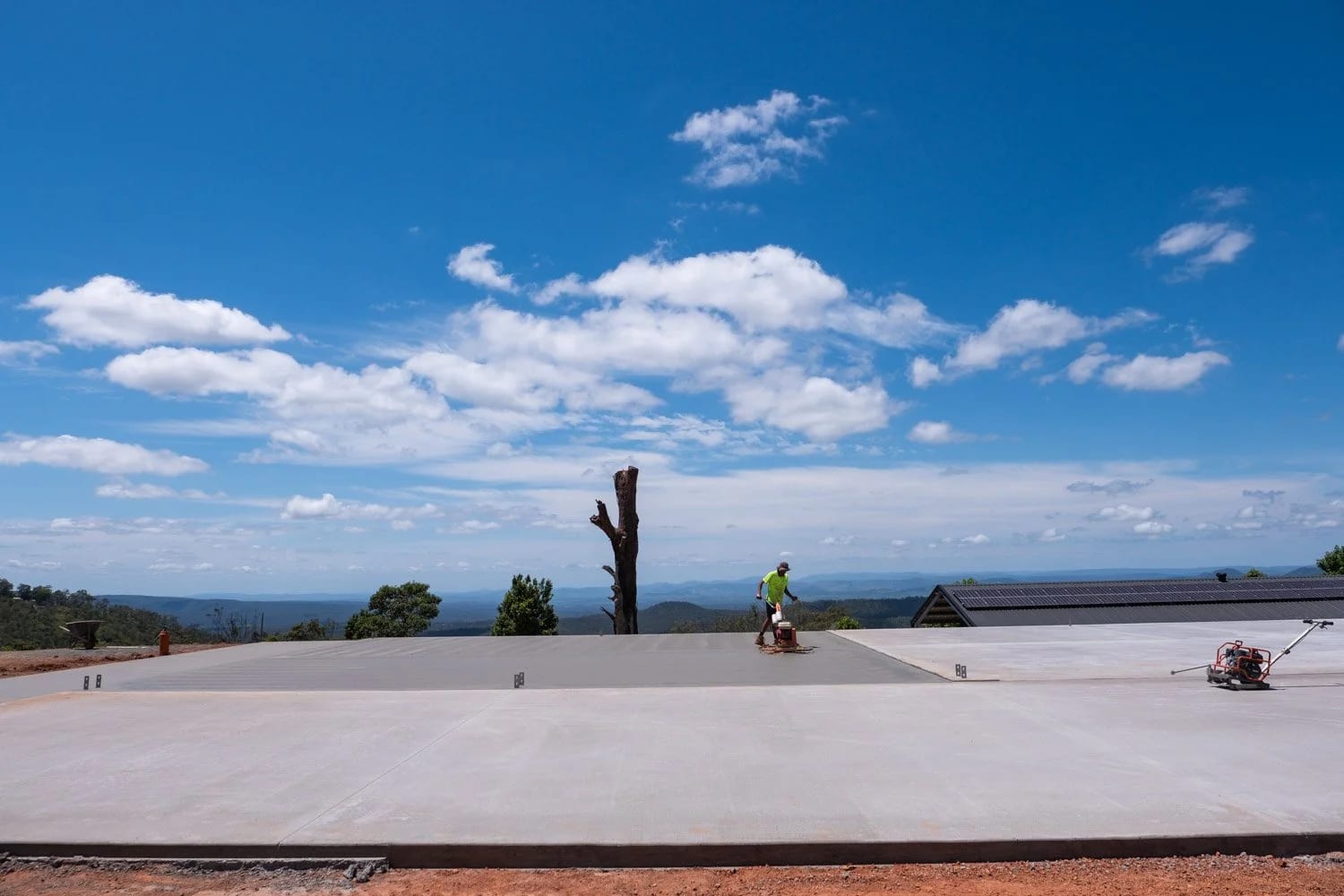 High-Pressure Concrete — Big Sheds Need a Big Concrete Slab