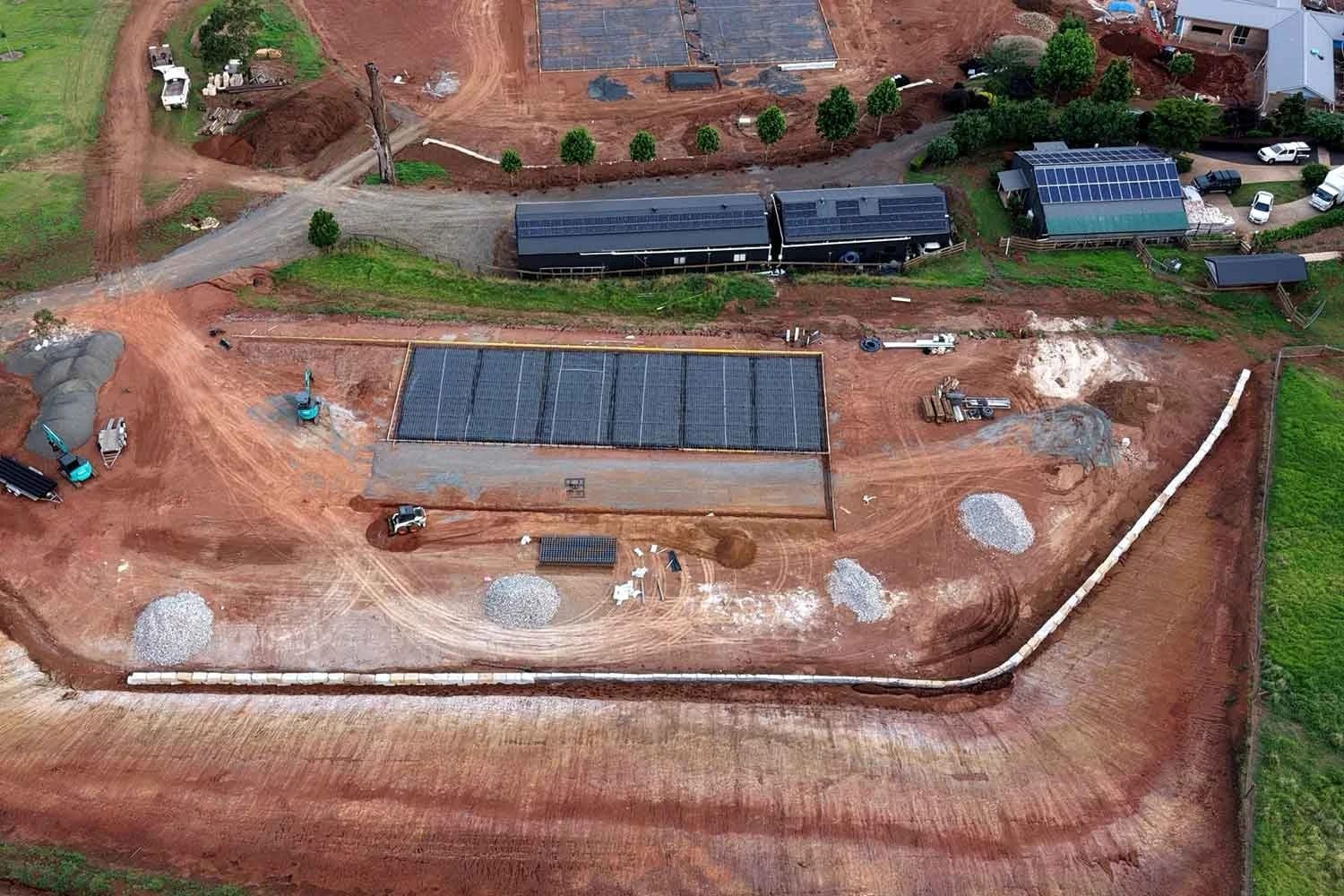 The Setup is Complete — Big Sheds Need a Big Concrete Slab