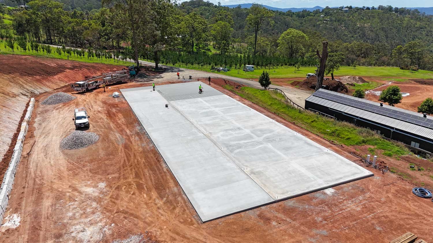 Big Sheds Need a Big Concrete Slab