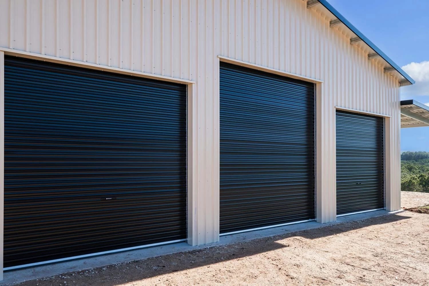 Roller Doors for Days — A Bold Rural Shed in Hampton