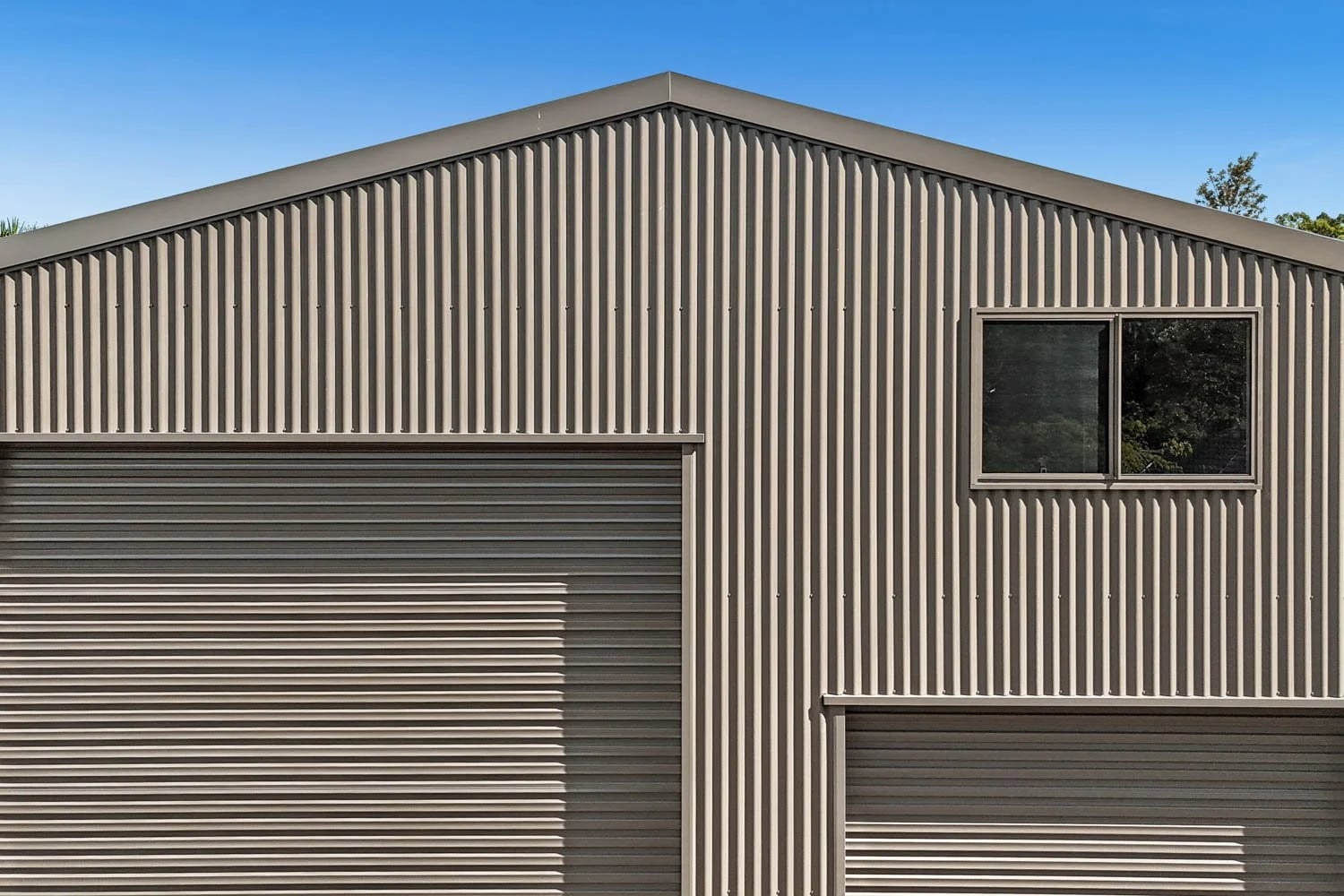 Colorbond® in Jasper® Throughout — Custom Fernvale Shed