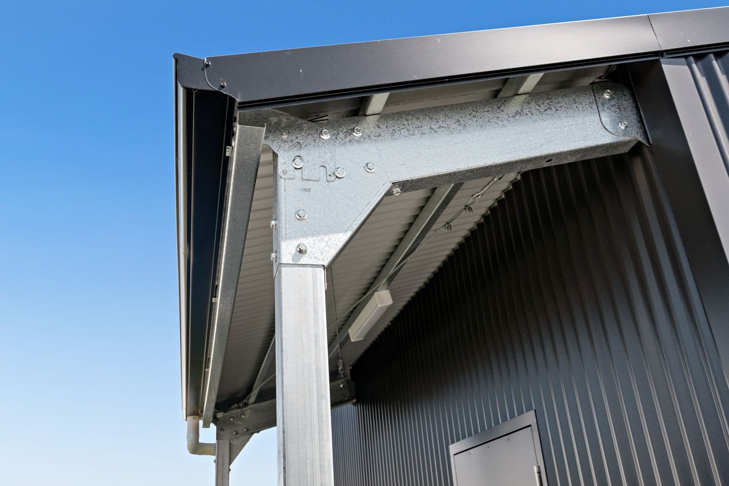 Heavy-Duty Bracket Construction — Custom Highfields Backyard Shed