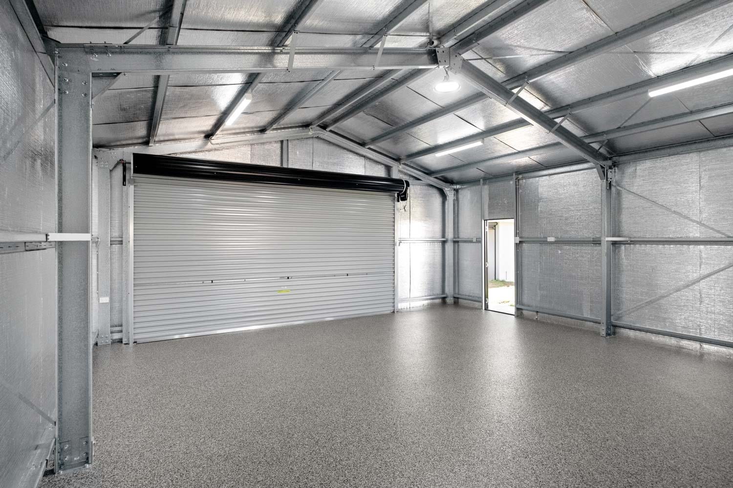 BlueScope Steel Frame — Custom Highfields Backyard Shed