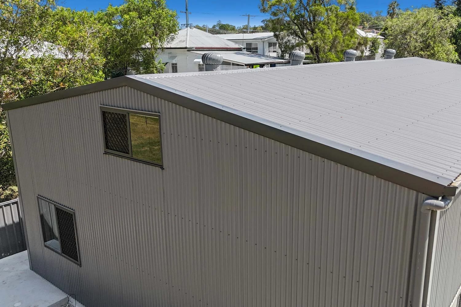 Garage Gable Design — A Custom Workshop Shed in Brassall