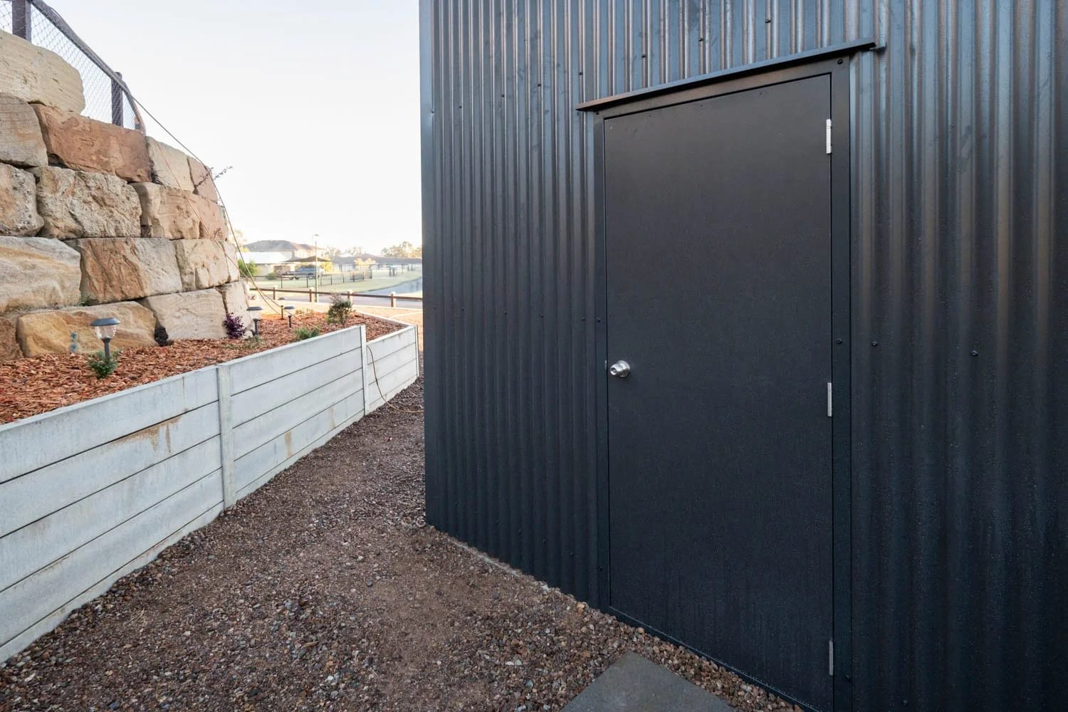 PA Door — Double Skillion Garage in Fernvale