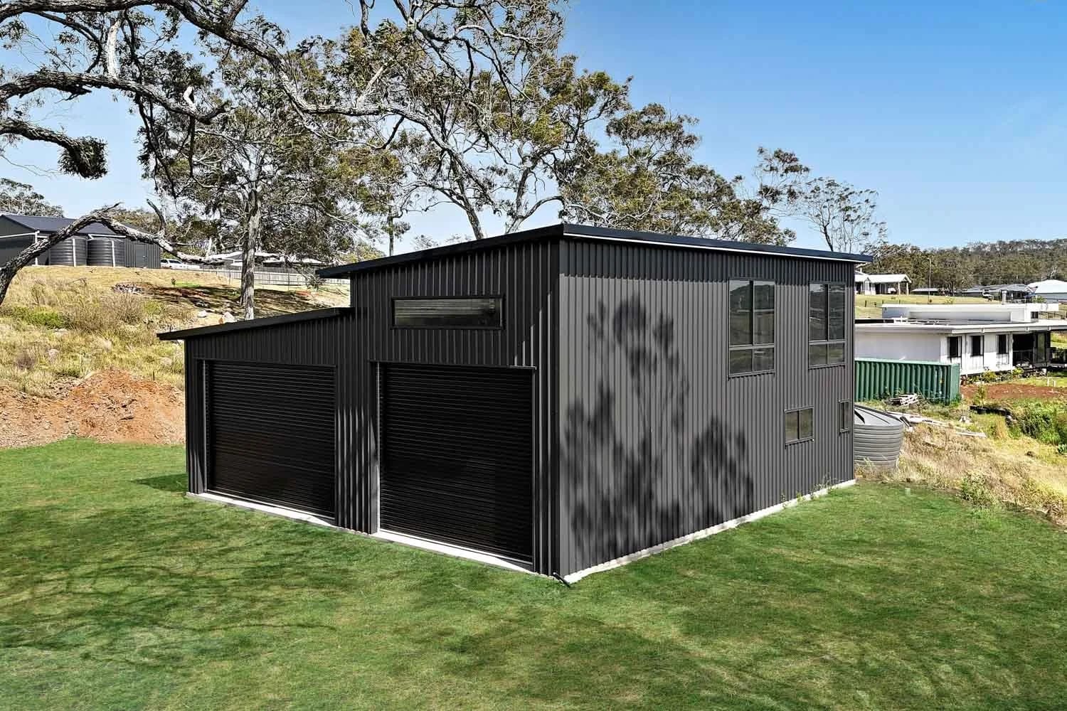 Contact Stockman Sheds for Your Custom Shed Design — A Mt Rascal Double Skillion Shed