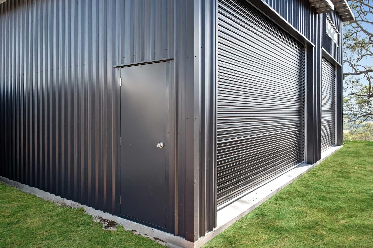 Personal Access Door — A Mt Rascal Double Skillion Shed