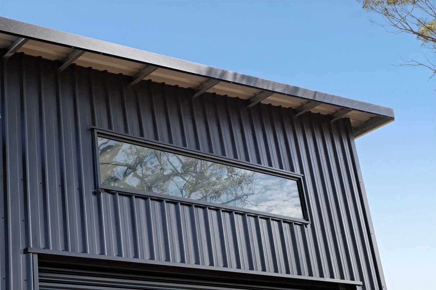 BlueScope Steel Frame — A Mt Rascal Double Skillion Shed