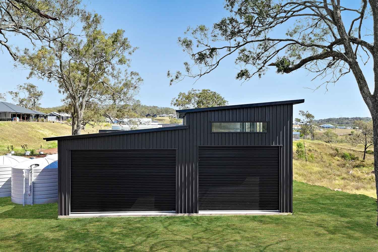 Double skillion shed at Mt Rascal