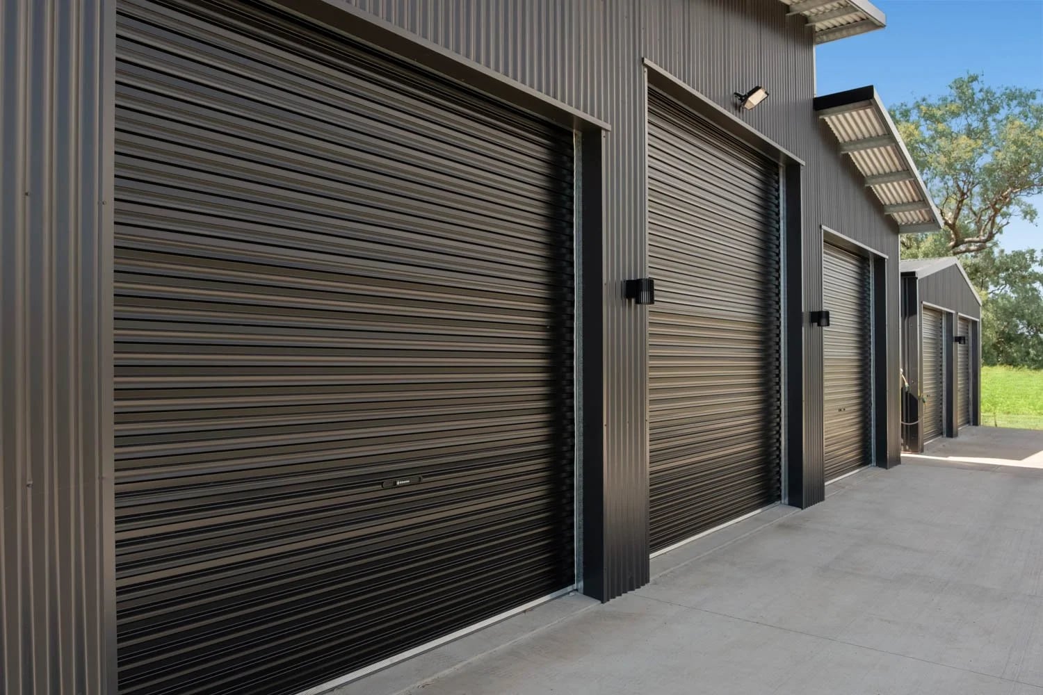 Five Roller Doors for Easy Access — Dual Acreage Sheds in Pittsworth