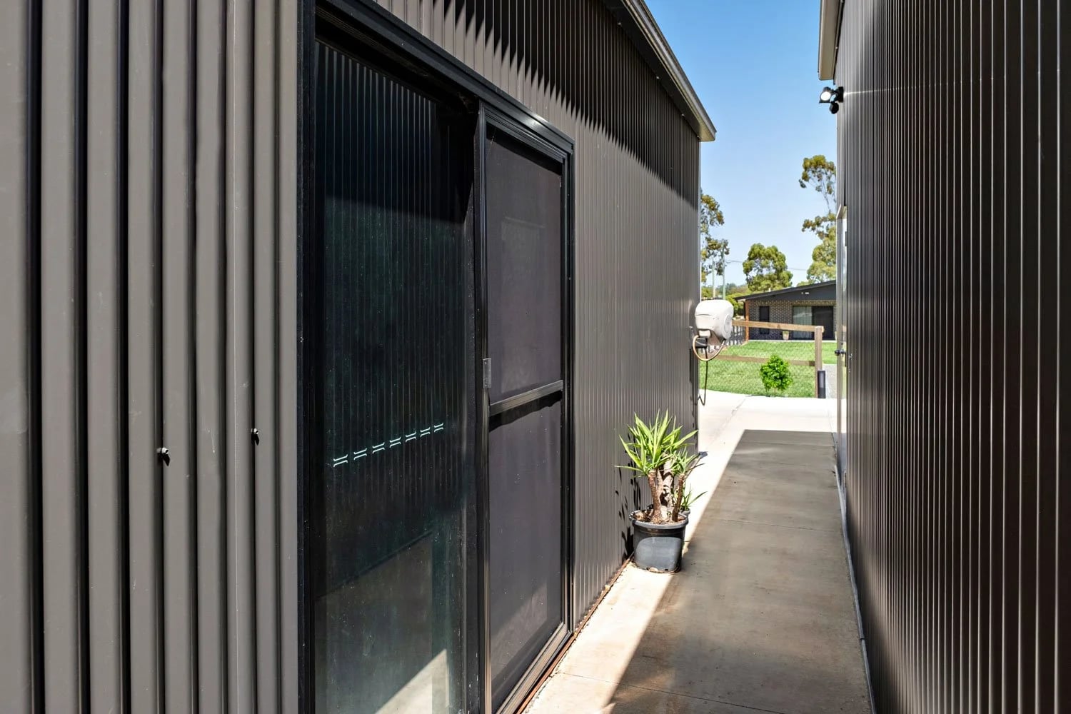 Bradnams Sliding Glass Door — Dual Acreage Sheds in Pittsworth
