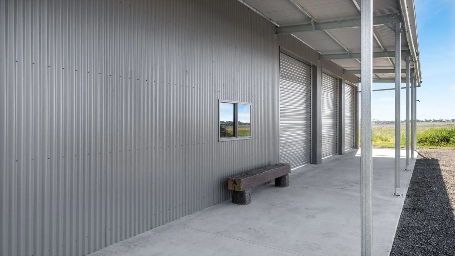 Made from BlueScope Steel — A Farm Shed in Westbrook