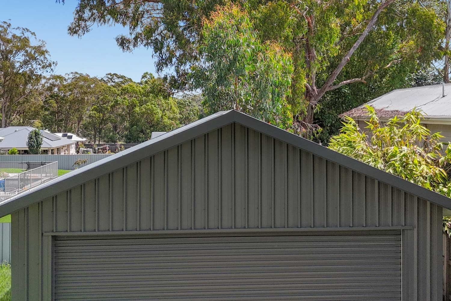 BlueScope Steel Frame — A Hampton Garage Shed