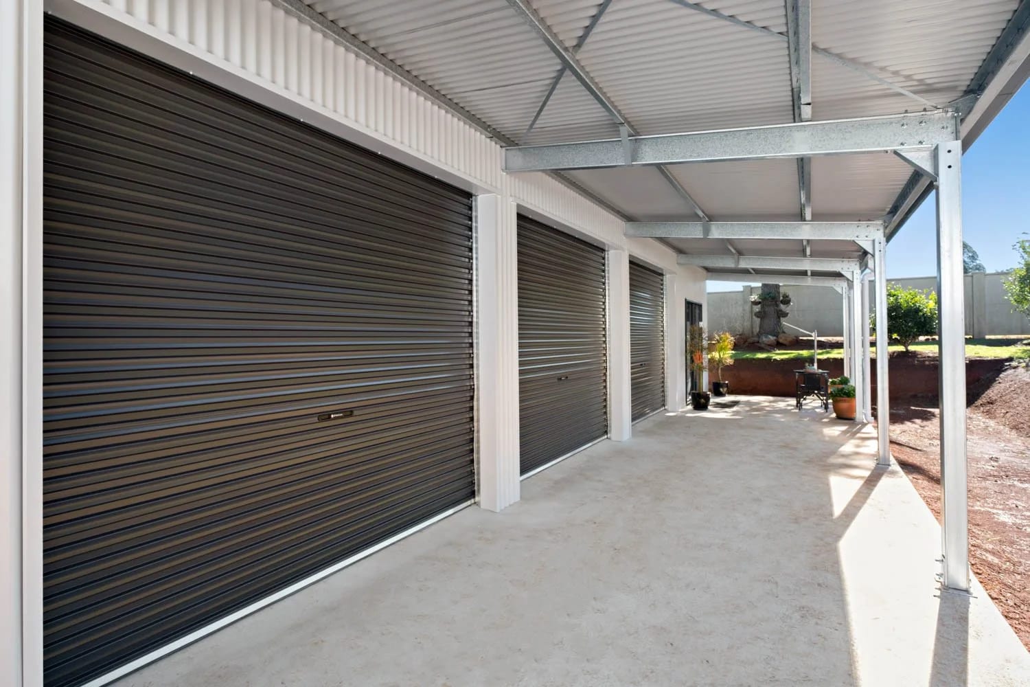 Full-Length Lean-To Verandah — Highfields Lifestyle Shed