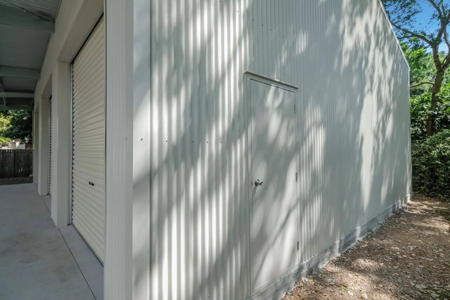 Internal Roller Door — Rock Solid Highfields Workshop Shed