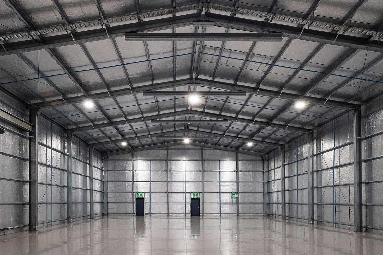 Factory Shed Features — Industrial Shed in Coominya