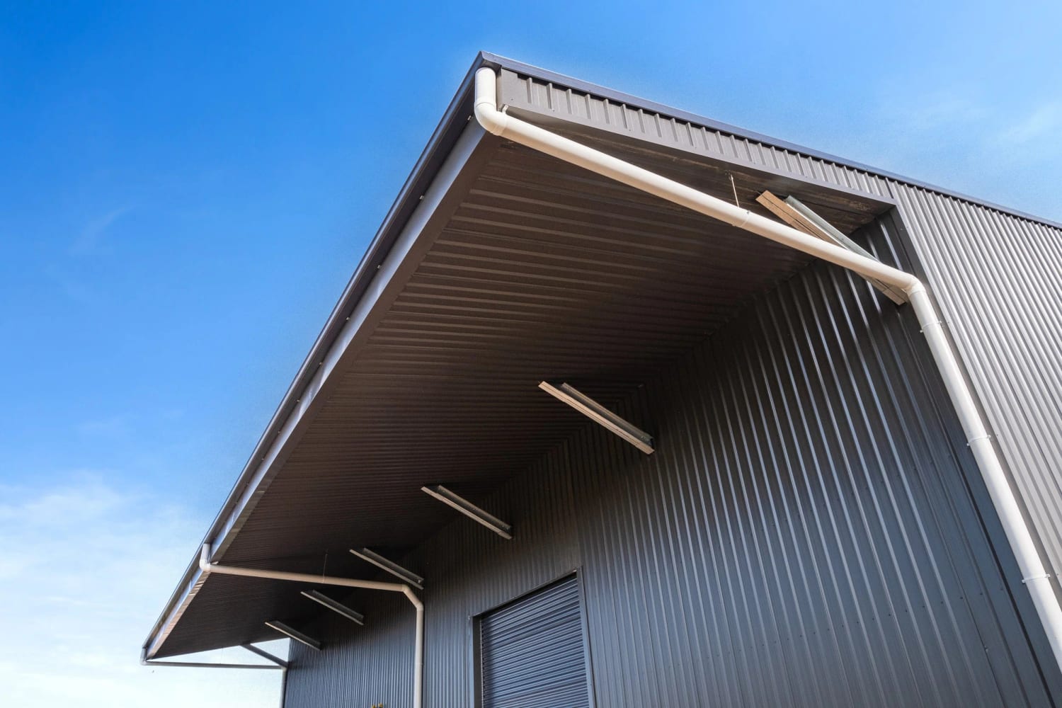 COLORBOND® Cladding and BlueScope Steel — Industrial Shed in Coominya