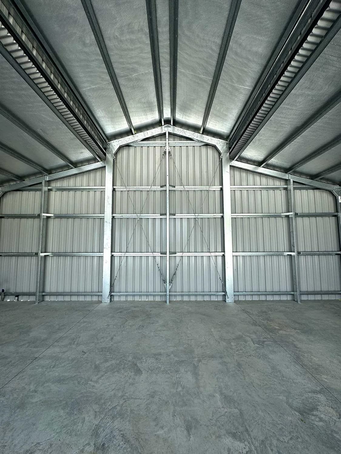 Quality Steel, Superior Construction — Inside a Stockman Shed