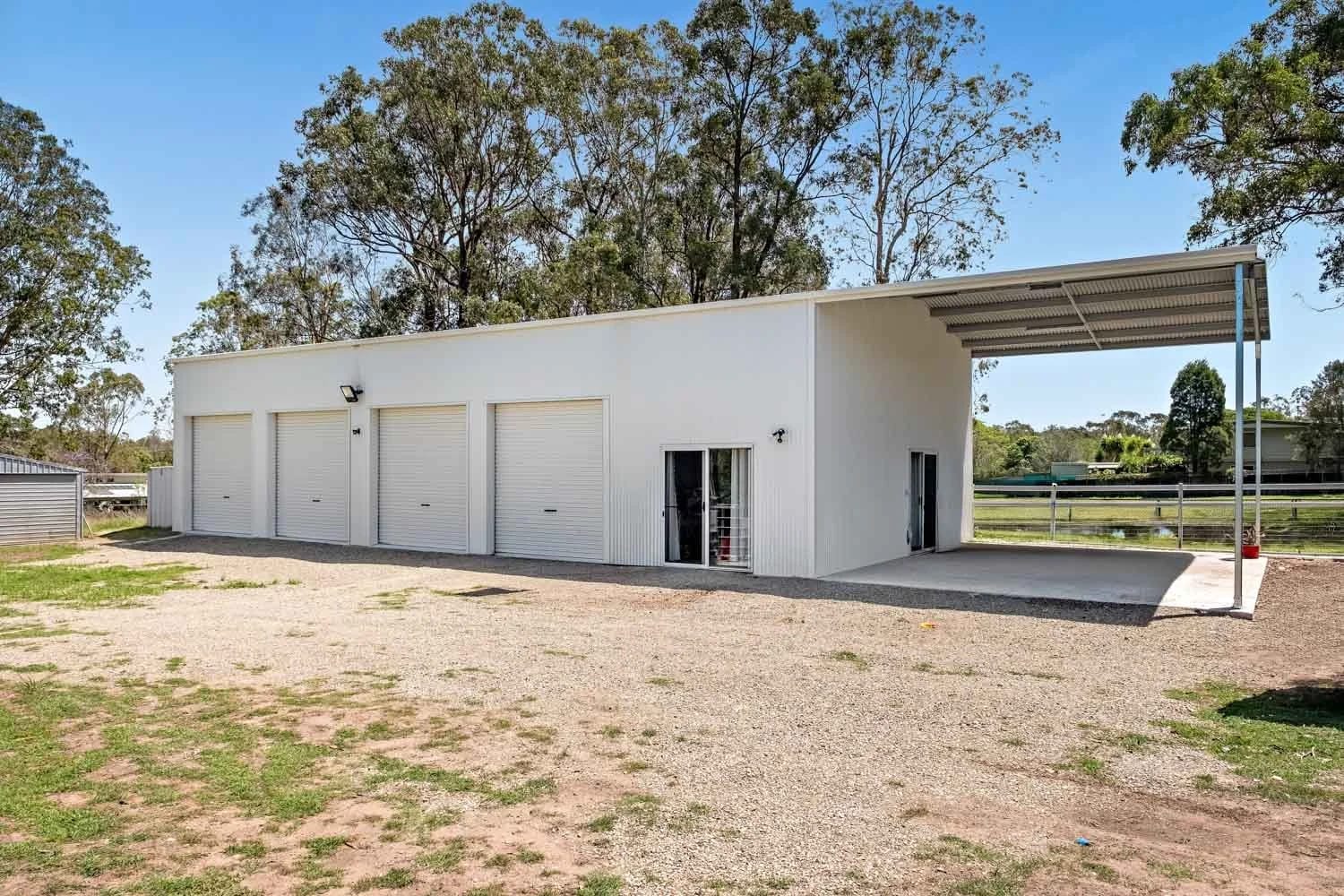 Covered Verandah — Ipswich Shed Goes Big on Space