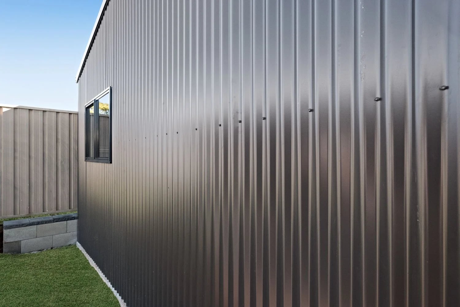 Colorbond® Cladding and Roof — Tidy Kearneys Spring Residential Shed