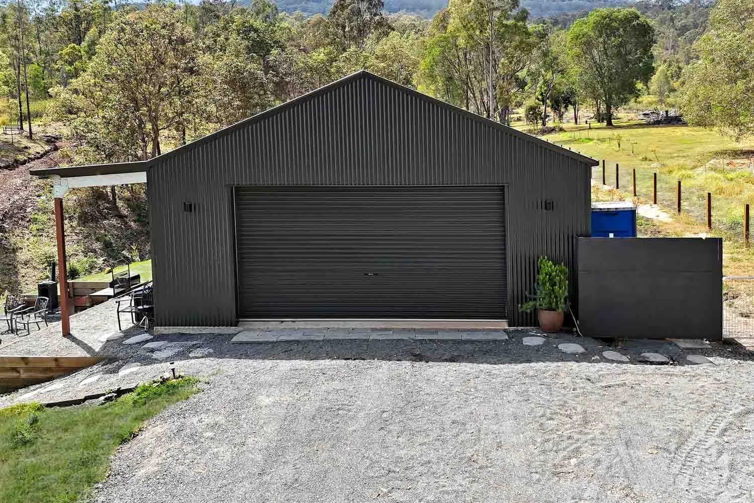 Gable Roof — Lifestyle Shed in a Rural Setting