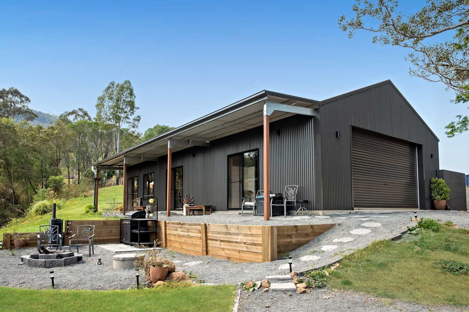 Lifestyle Shed in a Rural Setting
