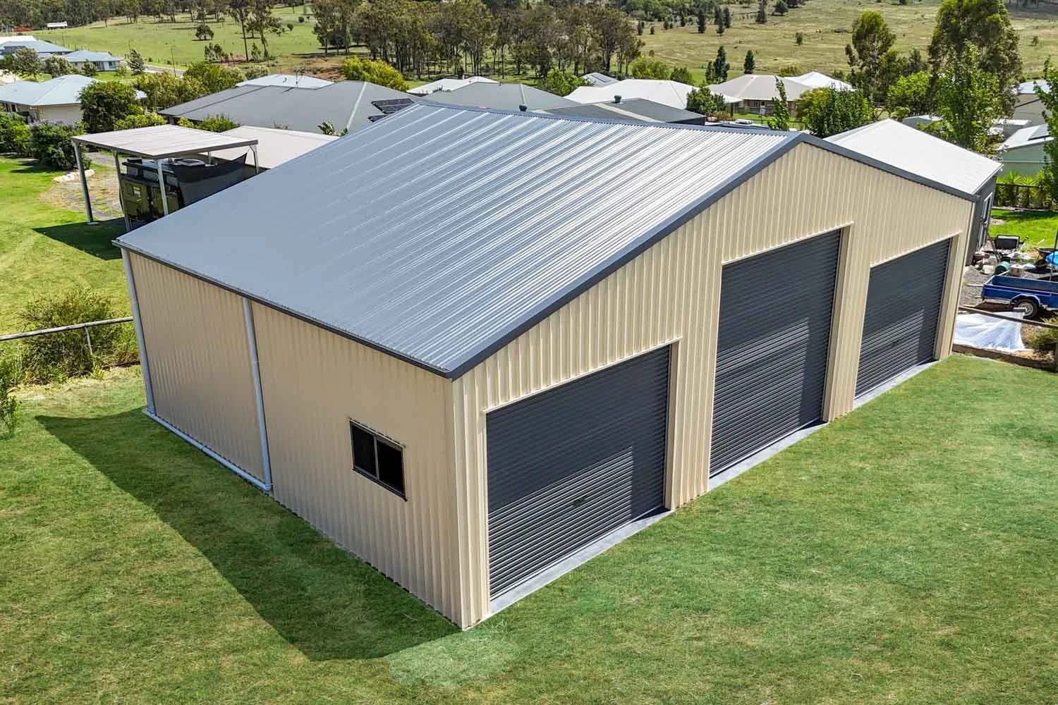 Generous Dimensions — A Big Backyard Shed in Meringandan West