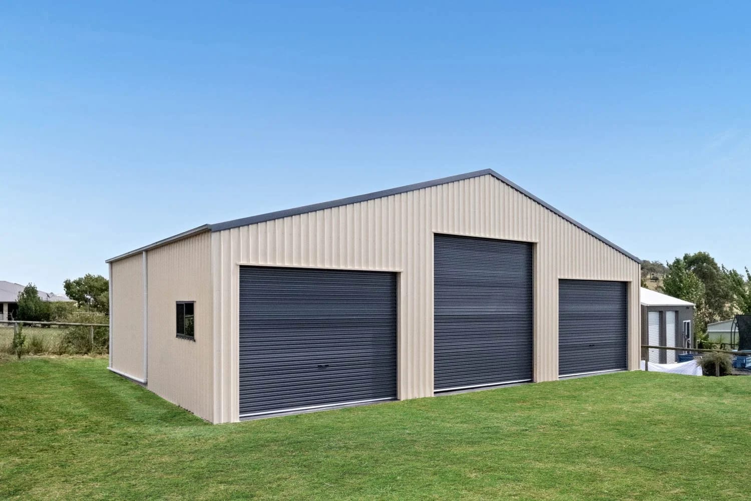 BlueScope Steel Frame — A Big Backyard Shed in Meringandan West