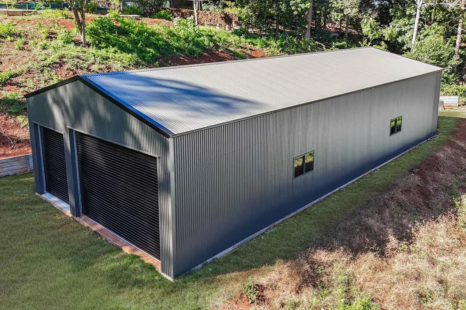 Solid Concrete Slab — A Mighty Middle Ridge Shed
