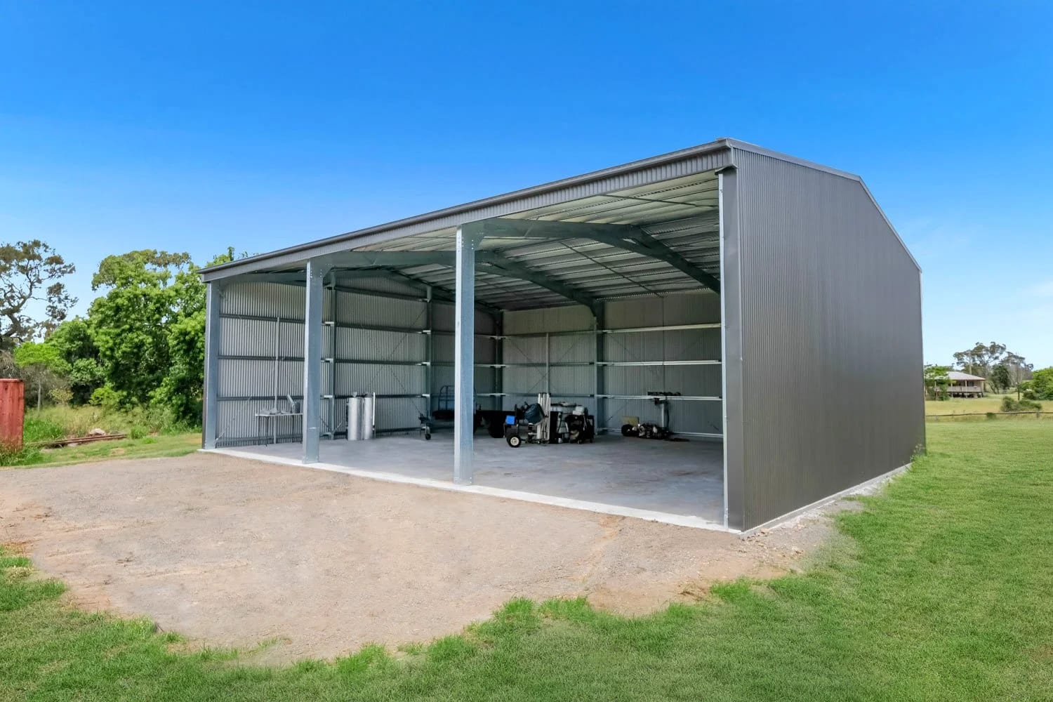 The Benefits of an Open Bay Design — Open Bay Farm Shed in Bergen