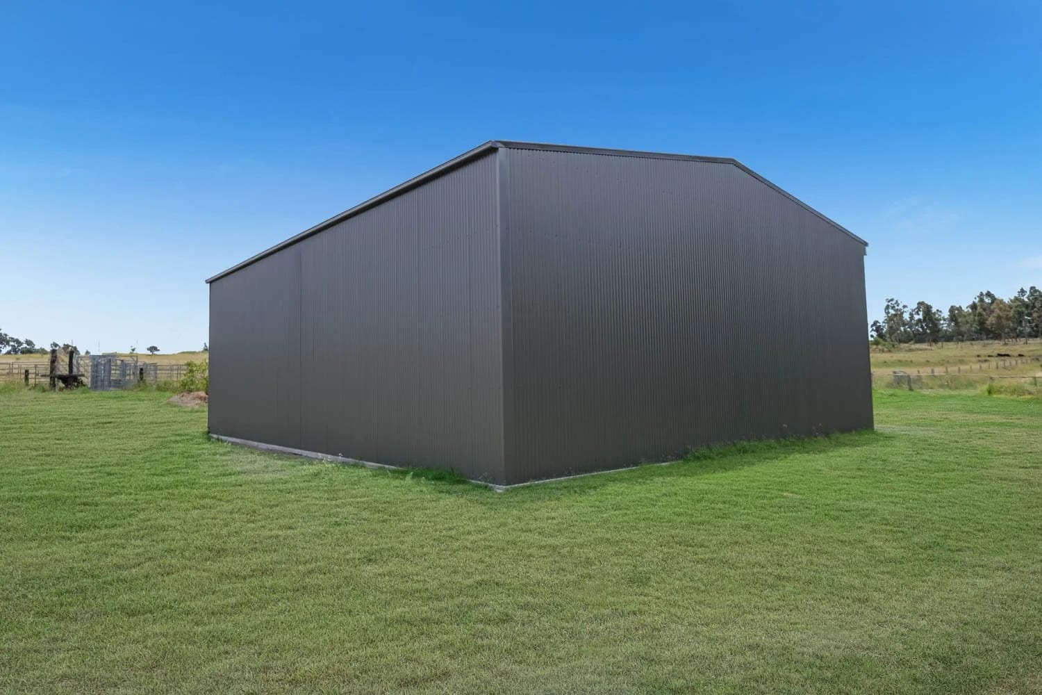 Built to Last: Bluescope Steel & Colorbond® Cladding — Open Bay Farm Shed in Bergen
