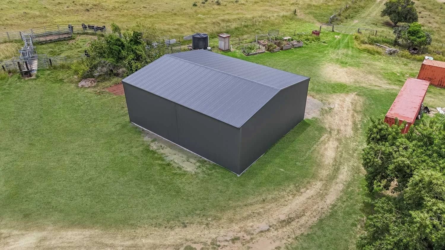 A Simple, Functional, and Durable Farm Shed — Open Bay Farm Shed in Bergen