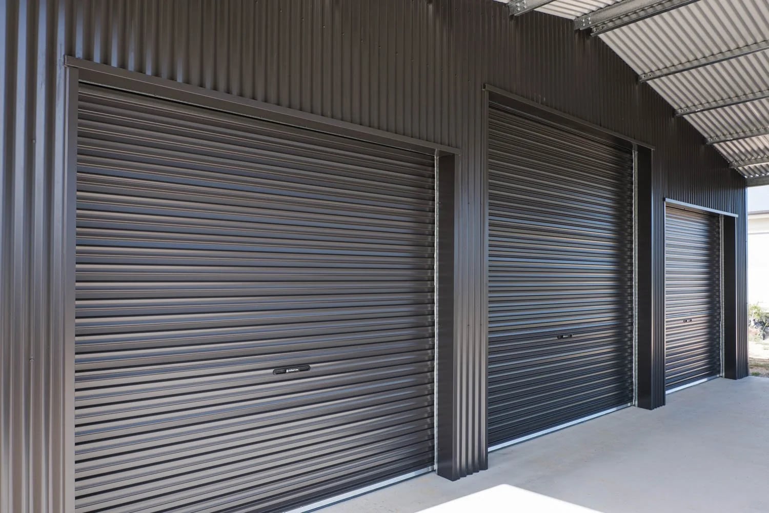 Three Roller Doors — A Toowoomba Rural Shed